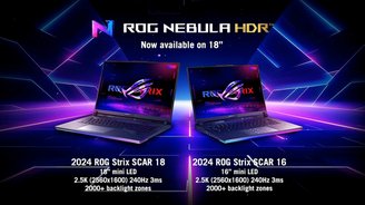 A linha ROG Strix Scar 18 promete performance de ponta