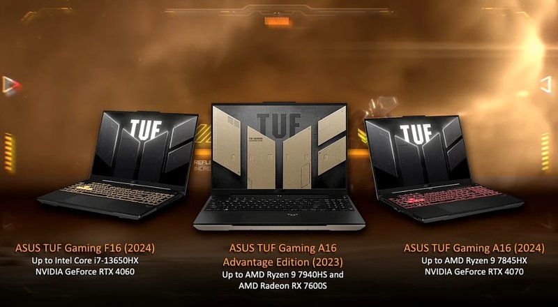 A nova linha TUF Gaming.