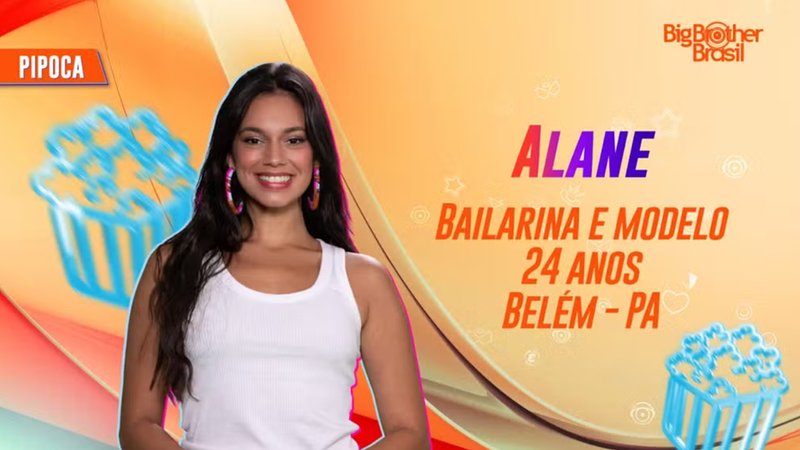 Alane, sister do grupo pipoca no BBB24