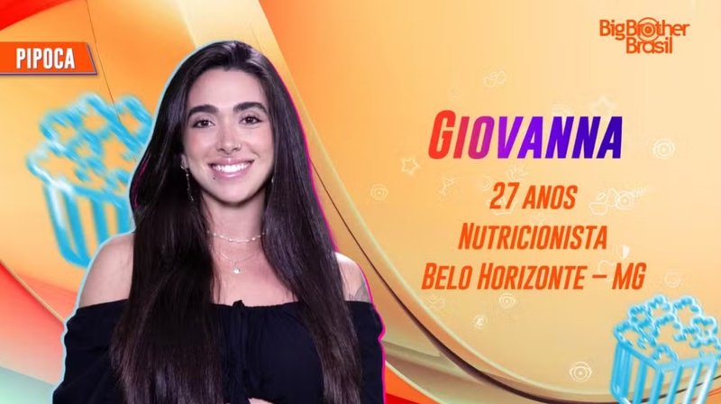 Giovanna, sister do grupo pipoca no BBB24