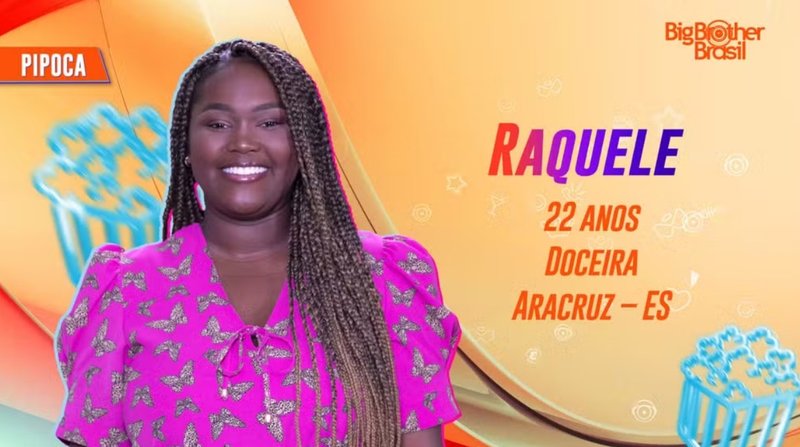 Raquele, sister do grupo pipoca no BBB24