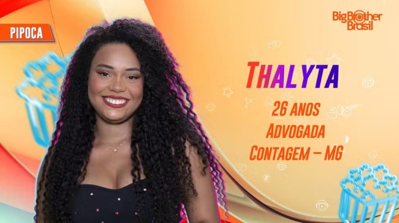 Thalyta, sister do grupo pipoca no BBB24