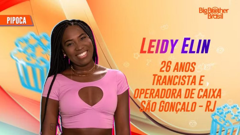 Leidy, sister do grupo pipoca no BBB24