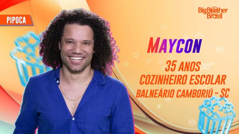 Maycon, brother do grupo pipoca no BBB24