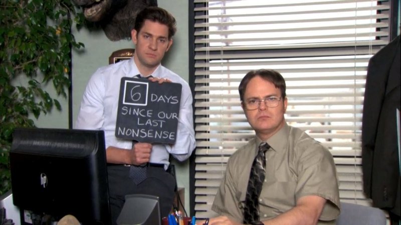 Jim e Dwight são 