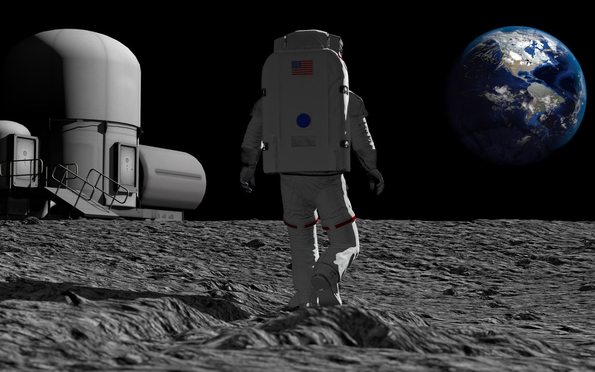 Un vídeo que muestra lo difícil que es caminar sobre la luna;  ¡mirar!