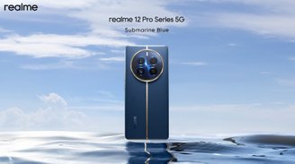 Submarine Blue model of Realme 12 Pro 5G.