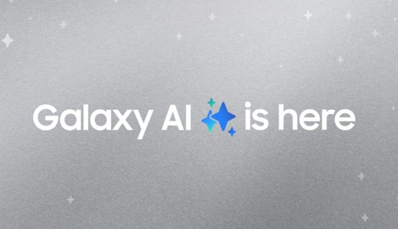 Um teaser de divulgação da Galaxy AI.