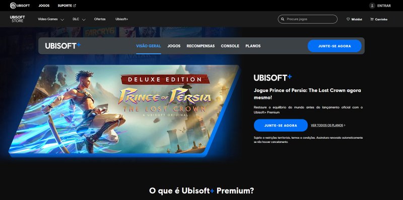 Jogo pode ser desfrutado com a assinatura do plano Ubisoft+ Premium.