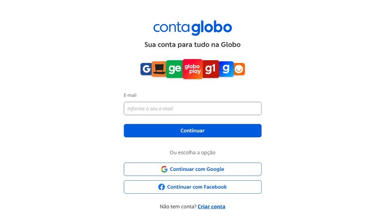 É preciso ter uma conta no Cartola, ou criar uma, para participar do Bolão