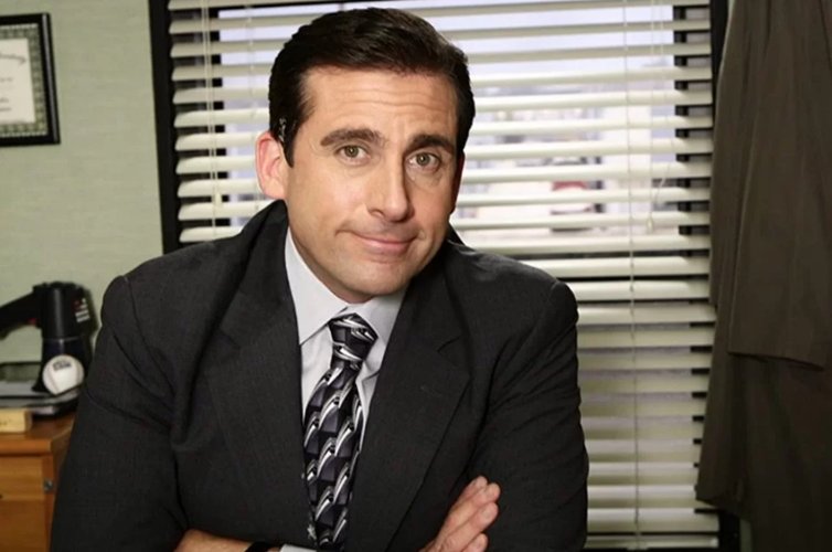 Carell como Michael Scott.