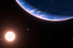 Imagem de Telescópio Hubble detecta água em atmosfera de pequeno exoplaneta