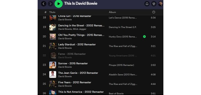 Spotify is removing the music of several singers (Image: Reproduction/Spotify)