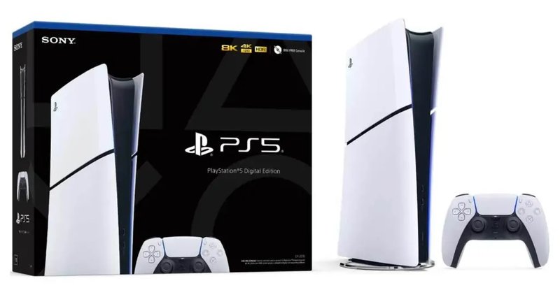 O PS5 Slim já está sendo comercializado no Brasil em sua versão digital