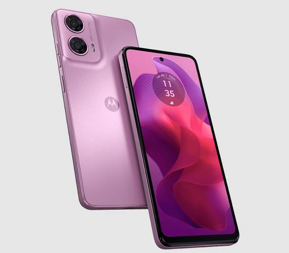 A cor alternativa do Moto G24.