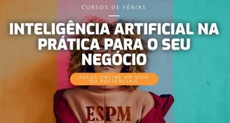 O curso terá aulas presenciais na ESPM, em São Paulo, e também pela internet.