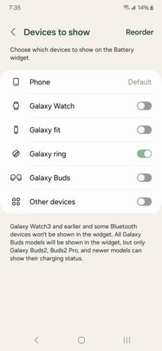 O Galaxy Ring já aparece no app Good Lock da Samsung.