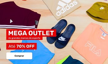 Mega Outlet da Centauro: tênis, camisetas, chuteiras e mais com até 70% de desconto