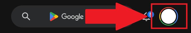A imagem do seu perfil fica no topo da tela
