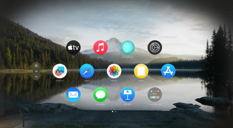 O visionOS, sistema operacional do headet