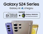 Oportunidade: Celular Samsung Galaxy S24 + Galaxy Watch6 com desconto exclusivo