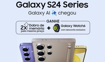 Oportunidade: Celular Samsung Galaxy S24 + Galaxy Watch6 com desconto exclusivo