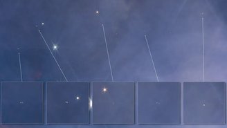 A imagem do JWST apresenta cinco planetas JuMBOs detectados na Nebulosa de Orion.