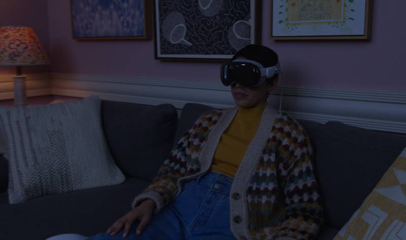 Vídeos 3D na plataformas de streaming são um destaque do headset (Imagem: Divulgação/Apple)