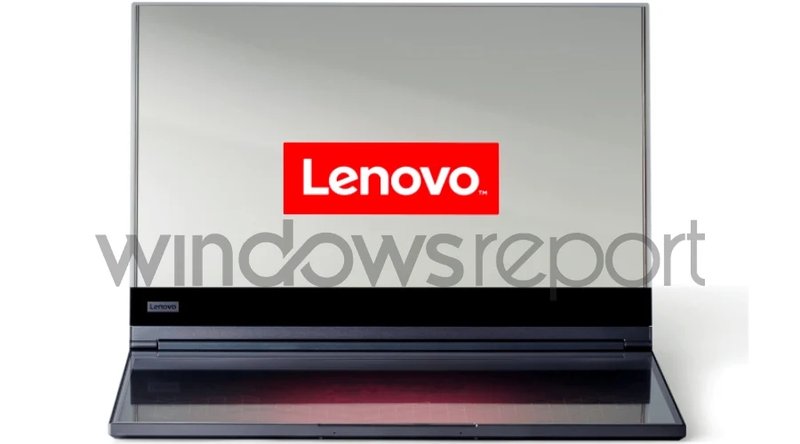 O notebook transparente da Lenovo apresentará design semelhante a um dispositivo com duas telas.