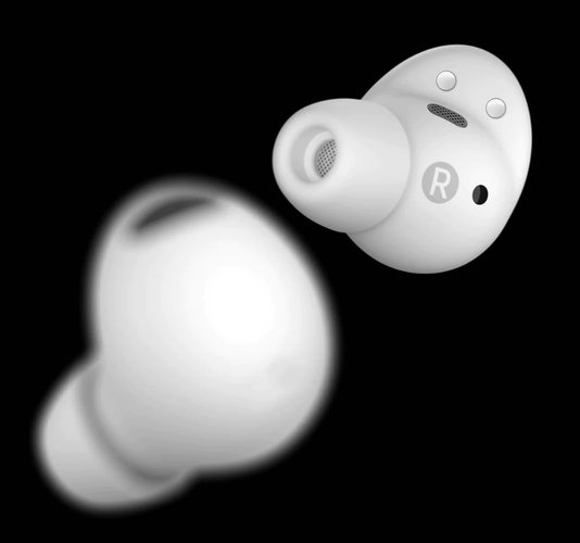 O Galaxy Buds 2 Pro, um dos fones compatíveis com os novos recursos (Imagem: Divulgação/Samsung)