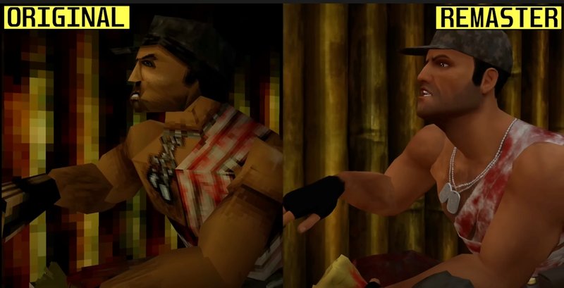 A diferença na modelagem dos personagens na trilogia remasterizada de Tomb Raider é realmente perceptível.