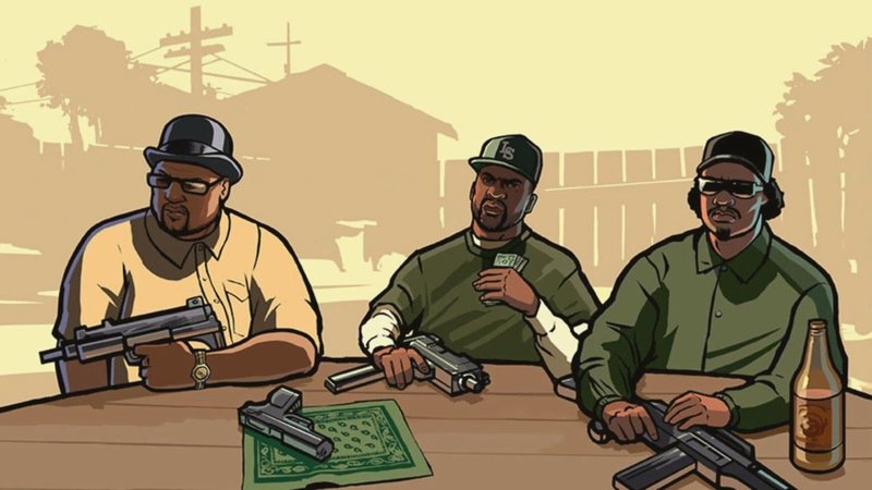 GTA San Andreas tem personagens icônicos na trama.