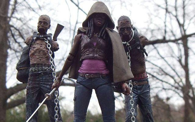 Michonne teve uma chegada impactante em The Walking Dead.