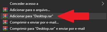 Com o WinRAR, você pode compactar arquivos visando ter mais espaço em disco