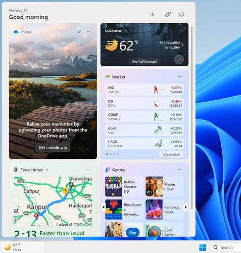 Mudanças nos widgets estão a caminho.