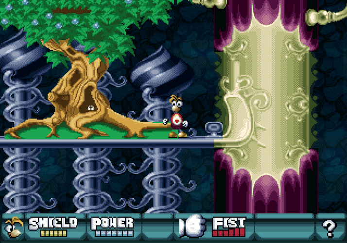 Rayman seria um game para o dispositivo de CD do SNES. (Fonte: Rayman Pirate/Reprodução)