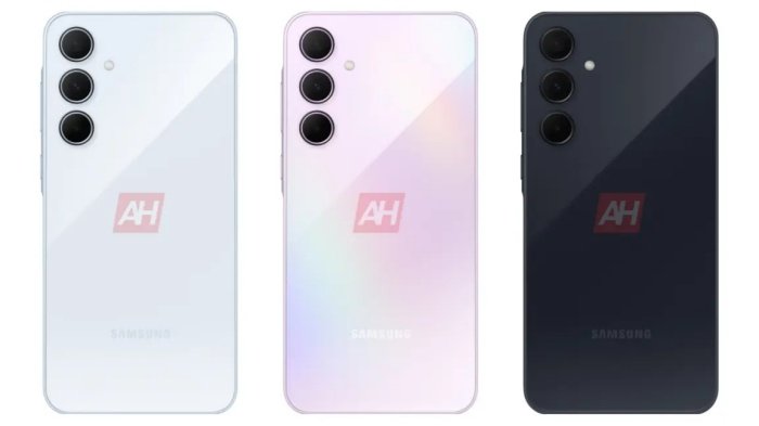 O Galaxy A35 tem design semelhante ao da série Galaxy S.