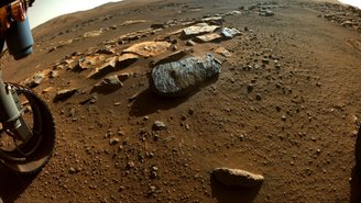 A IA também é usada nas investigações de rochas marcianas (Imagem: Divulgação/NASA)