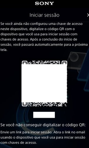 Você pode usr o WR Code o um código numerico para cadastrar a Pass Key