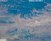 Samsung usou balões para enviar Galaxy S24 Ultra ao espaço e tirar fotos da Terra