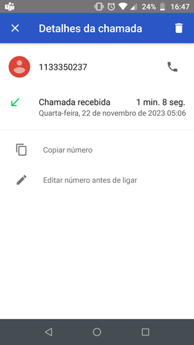 Golpes acontecem inclusive de madrugada, por meios de números que não 0800. (Fonte: TecMundo/Reprodução)