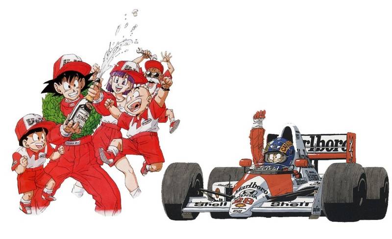 As ilustrações de Fórmula 1.