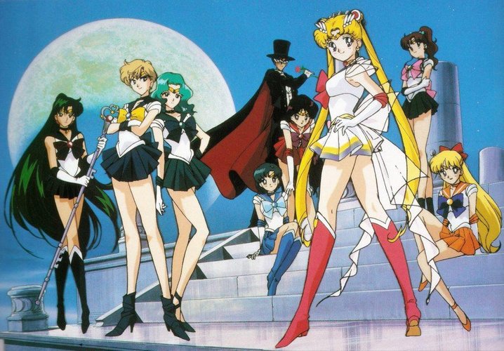 Sailor Moon teve várias temporadas lançados no Prime Video.