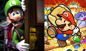 Nintendo revela data de lançamento de Luigi's Mansion 2 e Paper Mario para Switch