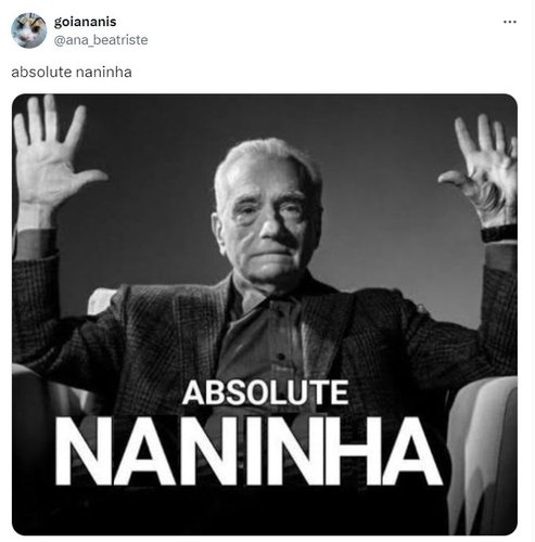 Absolute Cinema virou Absolute Naninha