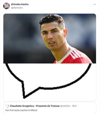 Cristiano Ronaldo também se envolveu 