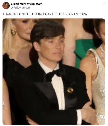 Cillian sempre representando os introvertidos