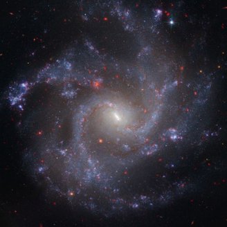 The NGC 5468 galaxy (image) was photographed by combining data from the Hubble and James Webb telescopes.