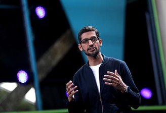 Pichai em uma das aberturas do Google I/O.