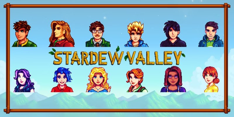 Stardew Valley tem 12 opções de personagens para casar.